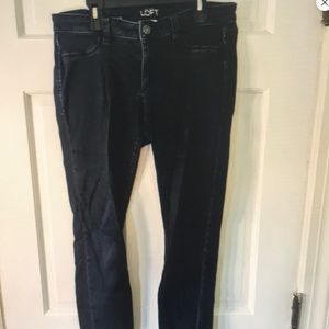 Loft size 28 crop jean leggings